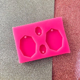 Odd Octagon Silicone Earring Mould