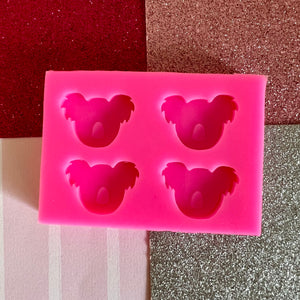 Koala Head Silicone Mould