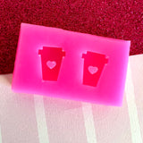 Coffee Cup Studs Mini or Regular Silicone Mould