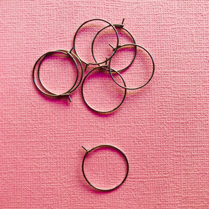 50 Stainless Steel 20mm HOOPS