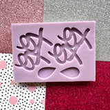 XOXO Silicone Mould