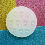 Coffee Cup Studs Mini or Regular Silicone Mould