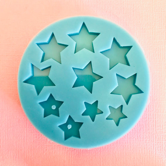 5 pair Star Studs Silicone Mould