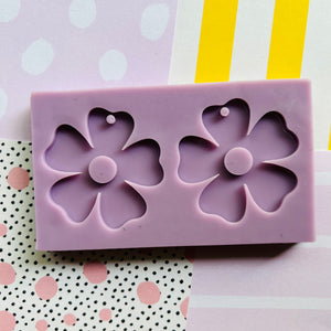 Flower Love Silicone Earring Mould