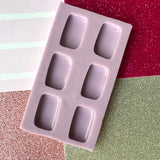 Pre-Domed Basic Rectangles Silicone Mould