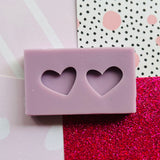 Organic Heart Studs Mini Mould