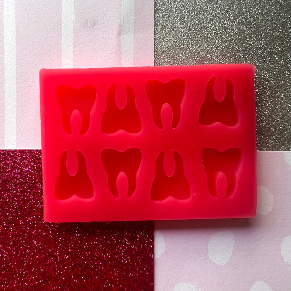 Tooth / Teeth Stud Silicone Mould