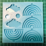 Rainbows & Clouds Silicone Mould