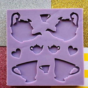 Teapots N Teacups Silicone Mould