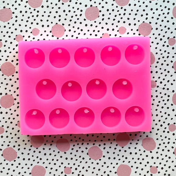 12mm Stud Topper Silicone Mould