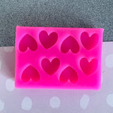 Very Basic Love Heart Mini or Regular Silicone Mould