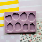 Pre-Domed Organic Shapes #3 Four pair Silicone Mould