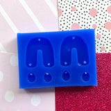 U Shape W/ Teardrops Silicone Mould