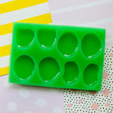 Pre-Domed Organic Shapes #3 Four pair Silicone Mould