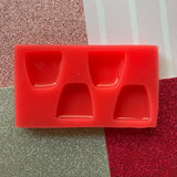 Pre-Domed Organic Trapezoid Silicone Mould