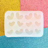 Organic Hearts Silicone Mould