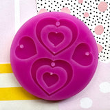 Heart in a Heart Silicone Mould