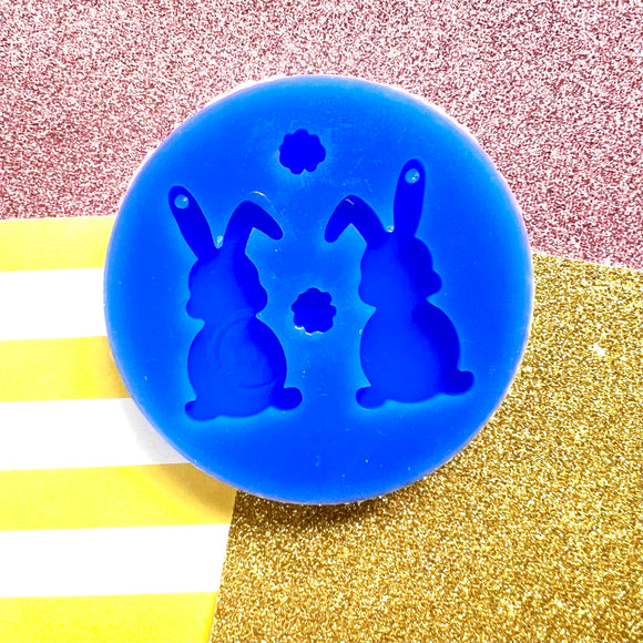 Floppy Ear Bunny & Tail Easter Silicone Mould