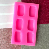 Pre-Domed Basic Rectangles Silicone Mould