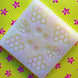 Honeycombs and Ladybugs Silicone Mould