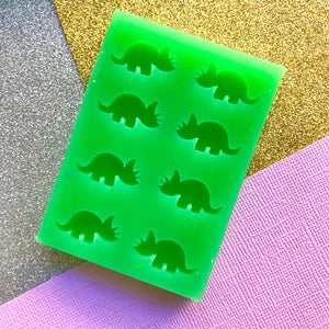 Triceratops Studs Silicone Mould