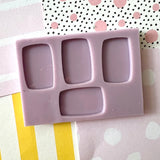 Organic Rectangle Silicone Mould