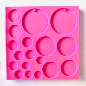 Circles Large Silicone Mould