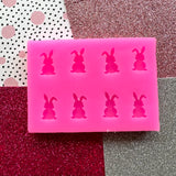 Very Little Bunny Studs 1/2/4 pair Silicone Mould