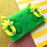 Upsidedown Half Flower Silicone Mould