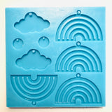 Rainbows & Clouds Silicone Mould