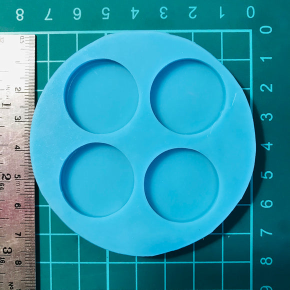 25mm Circles Silicone Earring Mould