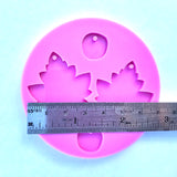 Maple Leaf Silicone Earring Mould