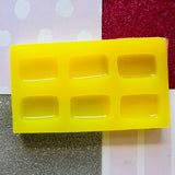 Pre-Domed Basic Rectangles Silicone Mould