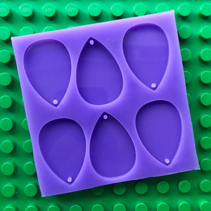 3 pair Teardrop Silicone Mould