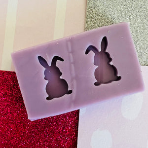 Small Bunny Studs 1/2/4 pair Silicone Mould