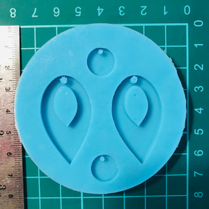 Upsidedown Teardrop Silicone Earring Mould