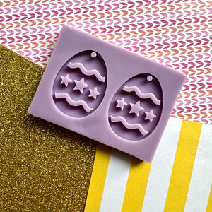 Star Cut Out Egg Easter Silicone Mould