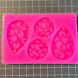 Etched Leopard Silicone Mould