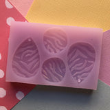 Etched Zebra Silicone Mould