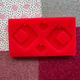 Square With Cutout Silicone Mould