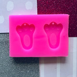 Etched Bunny Foot Silicone Mould