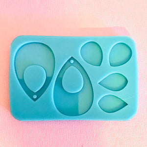 Large & Small Teardrop Silicone Mould