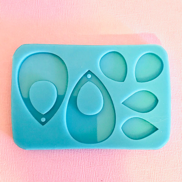 Large & Small Teardrop Silicone Mould