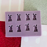 Very Little Bunny Studs 1/2/4 pair Silicone Mould