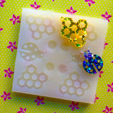 Honeycombs and Ladybugs Silicone Mould