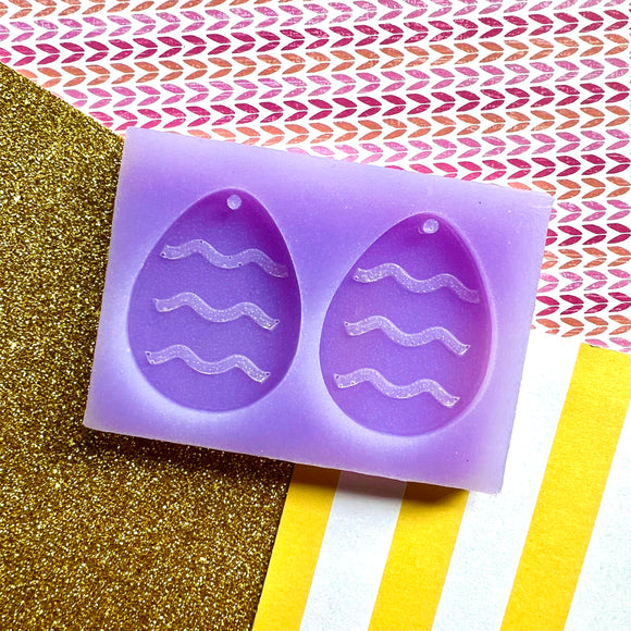 Etched Egg Easter Silicone Mould