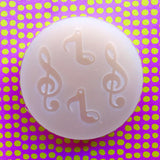 Treble Clef Silicone Mould