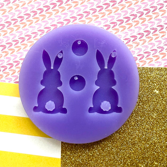 Bunny and Hollow Tail Easter Silicone Mould