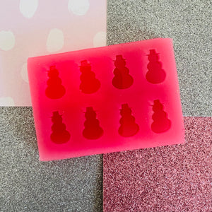 Frosty Snowman Studs Mini or Regular Silicone Mould