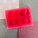 Frosty Snowman Studs Mini or Regular Silicone Mould